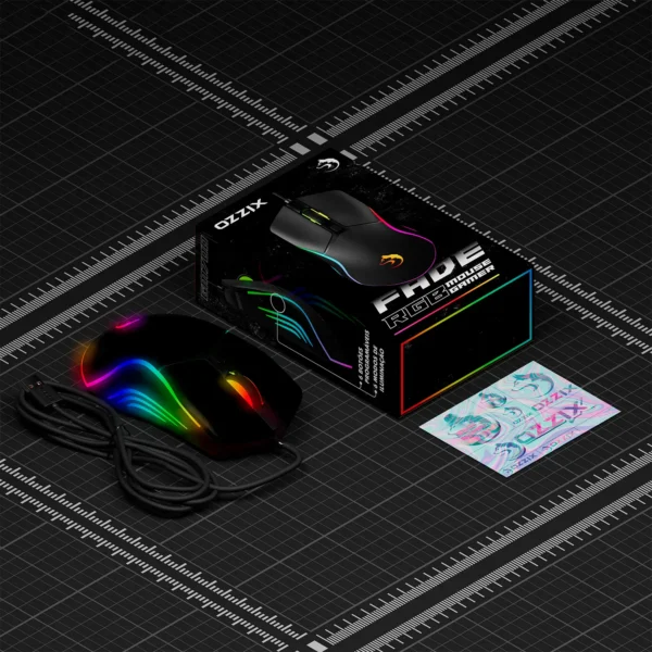 mouse gamer fade ozzix 1