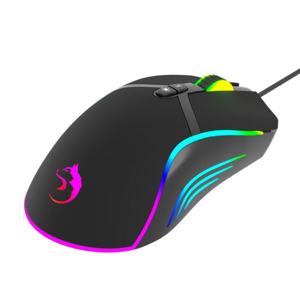 mouse gamer rgb face ozzix 1