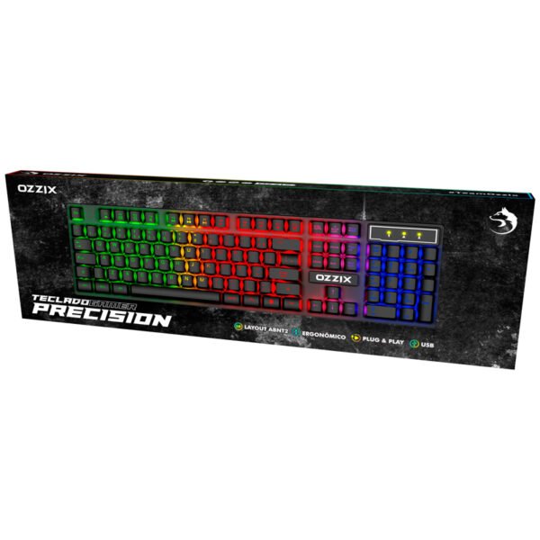 teclado gamer rgb ozzix 1