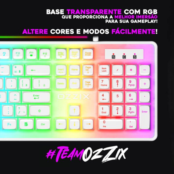 Teclado Gamer Doppler Base Antiderrapante