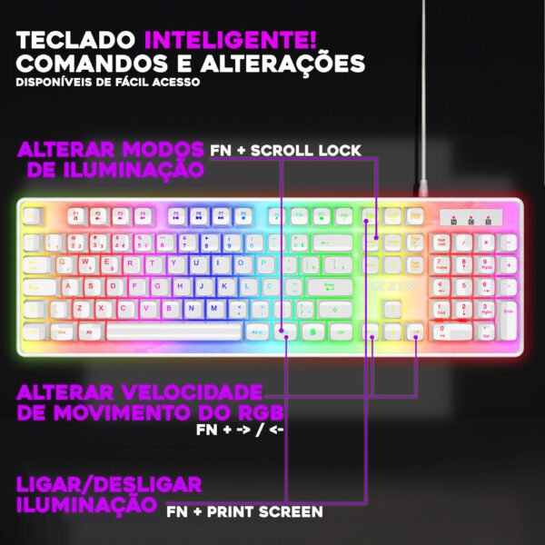 Teclado Gamer Doppler Teclado Inteligente