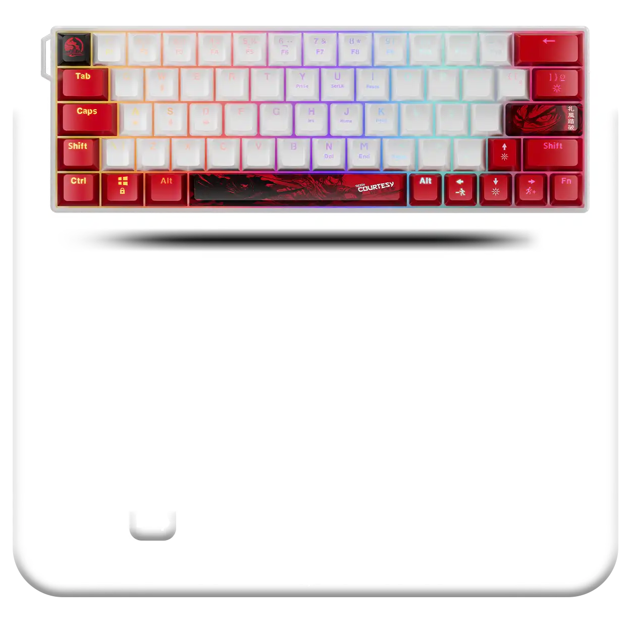 Teclado Mecânico Courtesy Keycaps Personalizado Fita - Ozzix